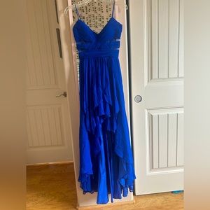 Blue prom dress